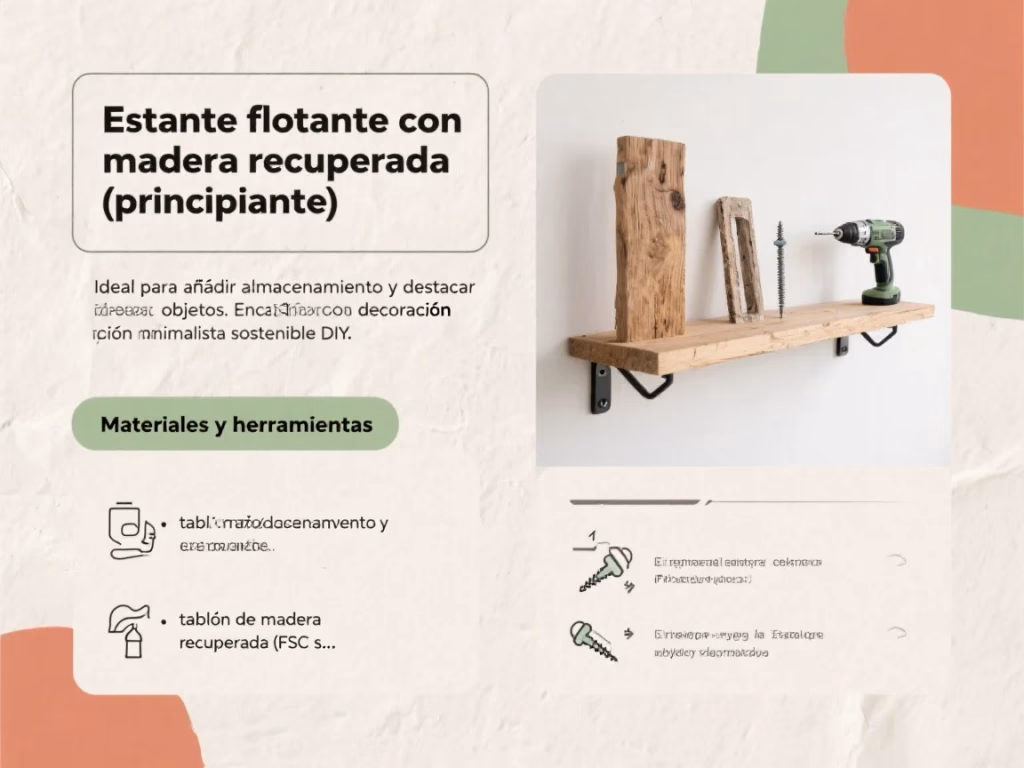 Decoración DIY: proyectos sostenibles 
